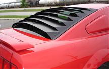 Mustang Rear Window Louvers, Aluminum (05-14)