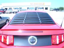 2005-14 Mustang Plastic Textured Rear Window Louvers