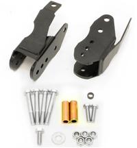 Mustang BMR Bolt-On Control Arm Relocation Brackets Black (05-14)