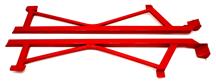Mustang BMR Boxed Subframe Connectors Red (05-14)