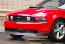 Mustang Front Classic Syle Chin Spoiler Black Textured (10-12)