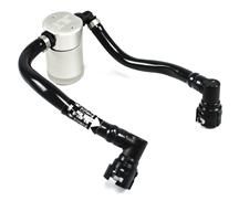 Mustang JLT Oil Seperator For Supercharged Applications Clear Anodized (11-14)