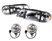 Mustang Ultra Clear Headlight & Fog Light Resto Kit (87-93)