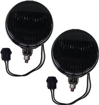87-93 MUSTANG GT SMOKED FOG LIGHT KIT WITH PLASTIC LENSE