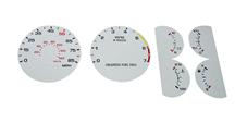 1987-89 Mustang 5.0 White Face Gauge Kit w/ 85 Mph Speedo