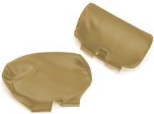 2004 Mustang Parchment Tan Large Headrest Pair