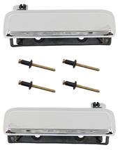 1979-93 Mustang Chrome Outer Door Handle Kit