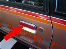 1979-93 Mustang LH Chrome Outer