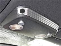 Mustang Map Light Trim for Cars with Active Anti-Theft Brushed Aluminum (05-09)