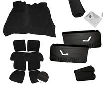 92-93 MUSTANG HATCHBACK BLACK INTERIOR KIT, WITH SPORT SEATS