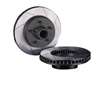 1987-93 Mustang 5.0L 4-Lug Slotted Front Brake Rotors