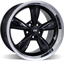 Mustang Deep Dish Bullitt Wheel - 18X10 Black (05-14)