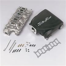 1986-95 Mustang 5.0L Black Trick Flow Track Heat Intake Manifold with 75mm Throttle Opening