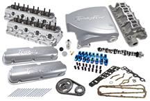 1987-93 Mustang 5.0L Top End Engine Kit with Silver Trick Flow Street Burner Intake, Twisted Wedge Heads And Trick Flow Stage 1 Camshaft