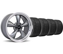1994-04 Mustang Anthracite Bullitt Wheel & Nitto Tire Kit - 18X9