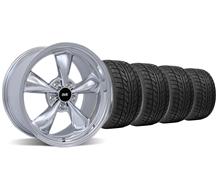 1994-04 Mustang Chrome Bullitt Wheel & Nitto Tire Kit - 18X9
