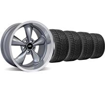 1994-04 Mustang Anthracite Deep Dish Bullitt Wheel & Nitto Tire Kit - 18X9/10