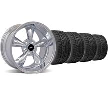 1994-04 Mustang Chrome Deep Dish Bullitt Wheel & Nitto Tire Kit - 18X9/10