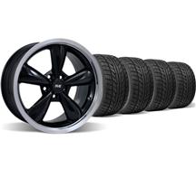Mustang Bullitt Wheel & Nitto Tire Kit - 18X9 Black (05-14)