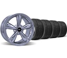 Mustang Bullitt Wheel & Tire Nitto Kit- 18X9 Chrome (05-14)