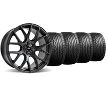 Mustang SVE Drift Wheel & SumitomoTire Kit - 19X9.5 Flat Black (05-14)
