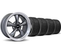 1994-04 Mustang Anthracite Bullitt Wheel & Nitto Tire Kit - 17X9
