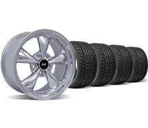 1994-04 Mustang Chrome Bullitt Wheel & Nitto Tire Kit - 17X9