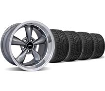 1994-04 Mustang Anthracite Deep Dish Bullitt Wheel & Nitto Tire Kit - 17X9/10.5